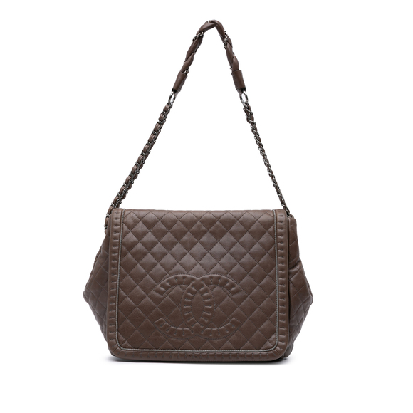 Pre-Loved Chanel Large Quilted Calfskin Istanbul Accordion Flap - Picture 1 of 9